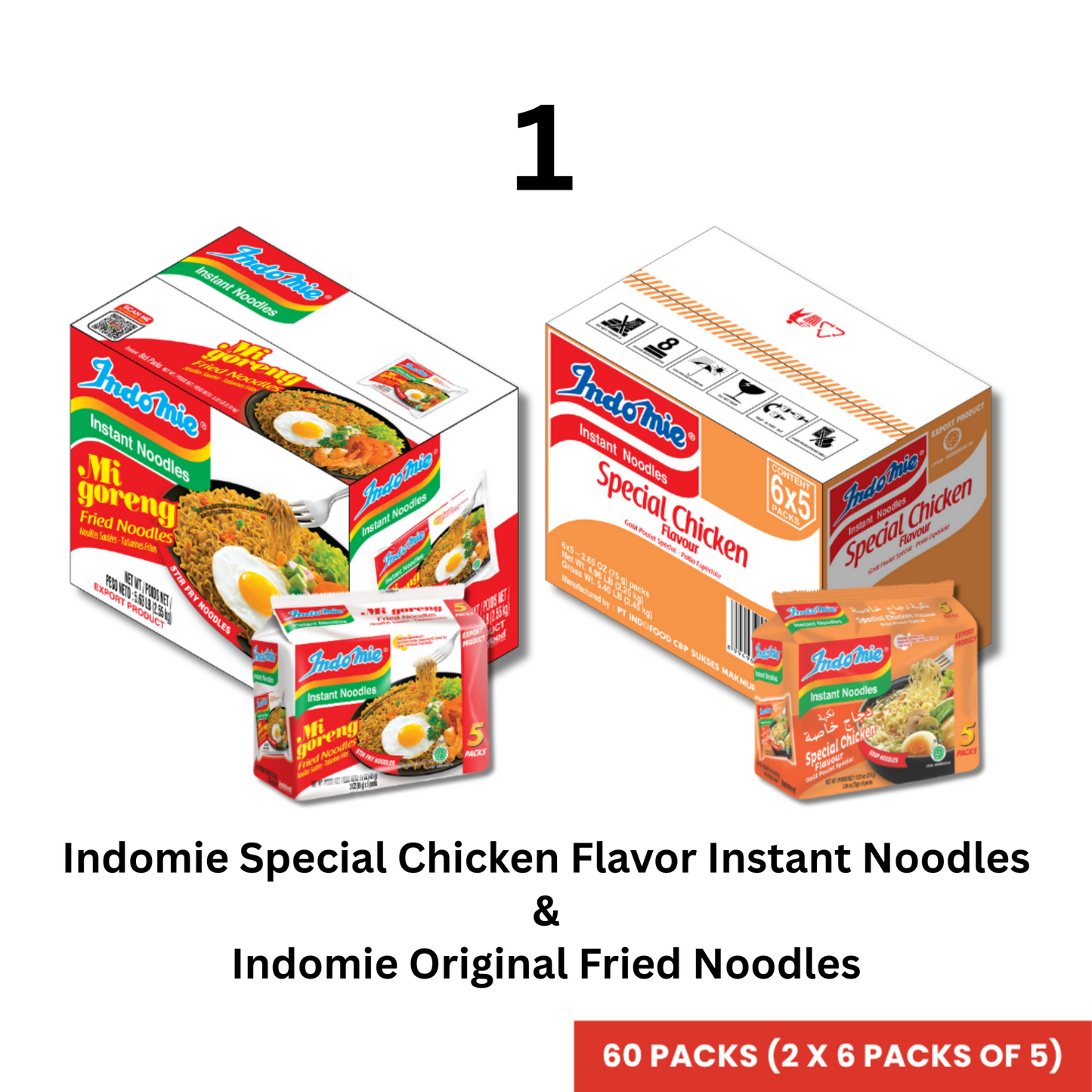 Customized Bundle Official Indomie Special Chicken Soup - 30 Packs