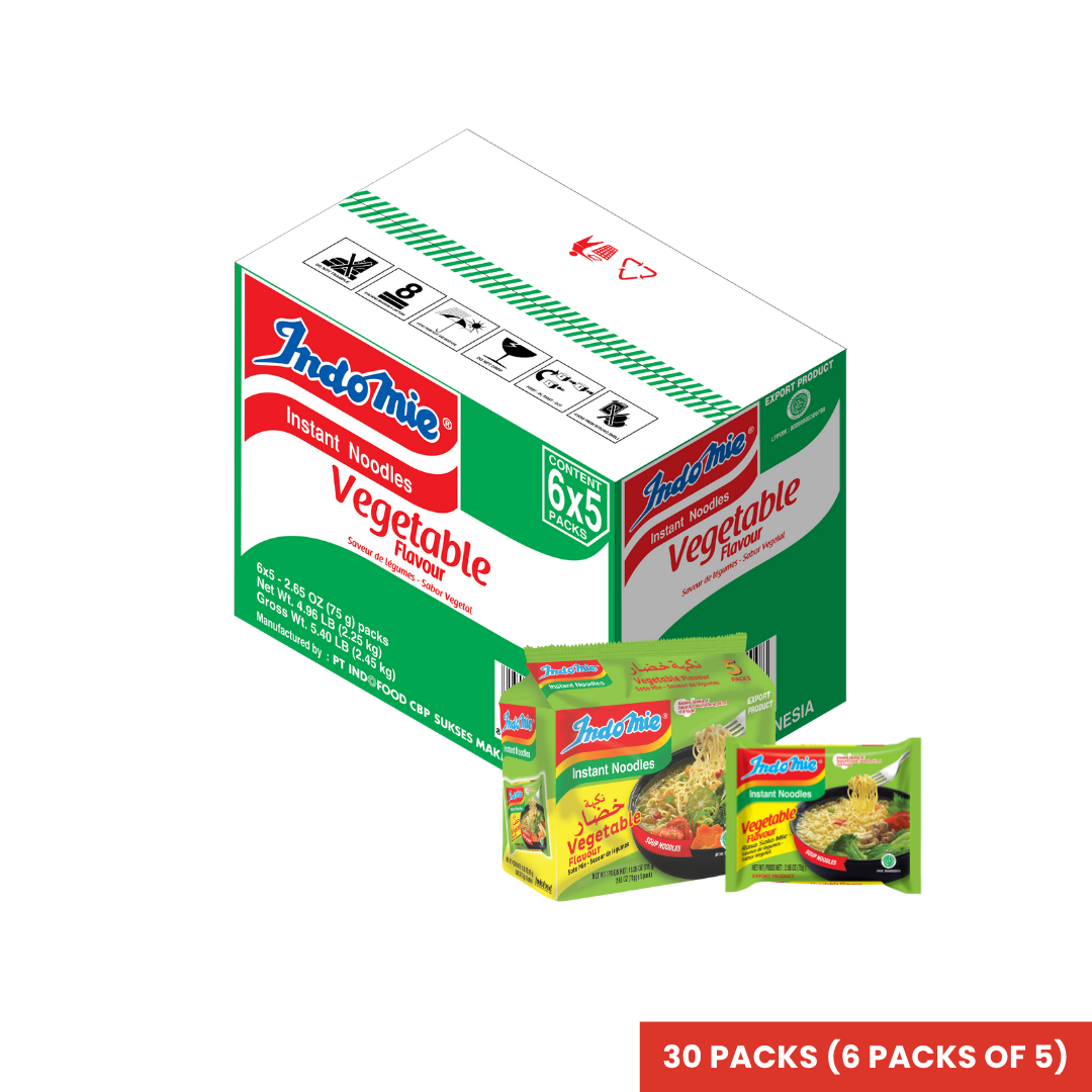 Merchandise Bundle Official Indomie Vegetable Flavor - 30 Packs