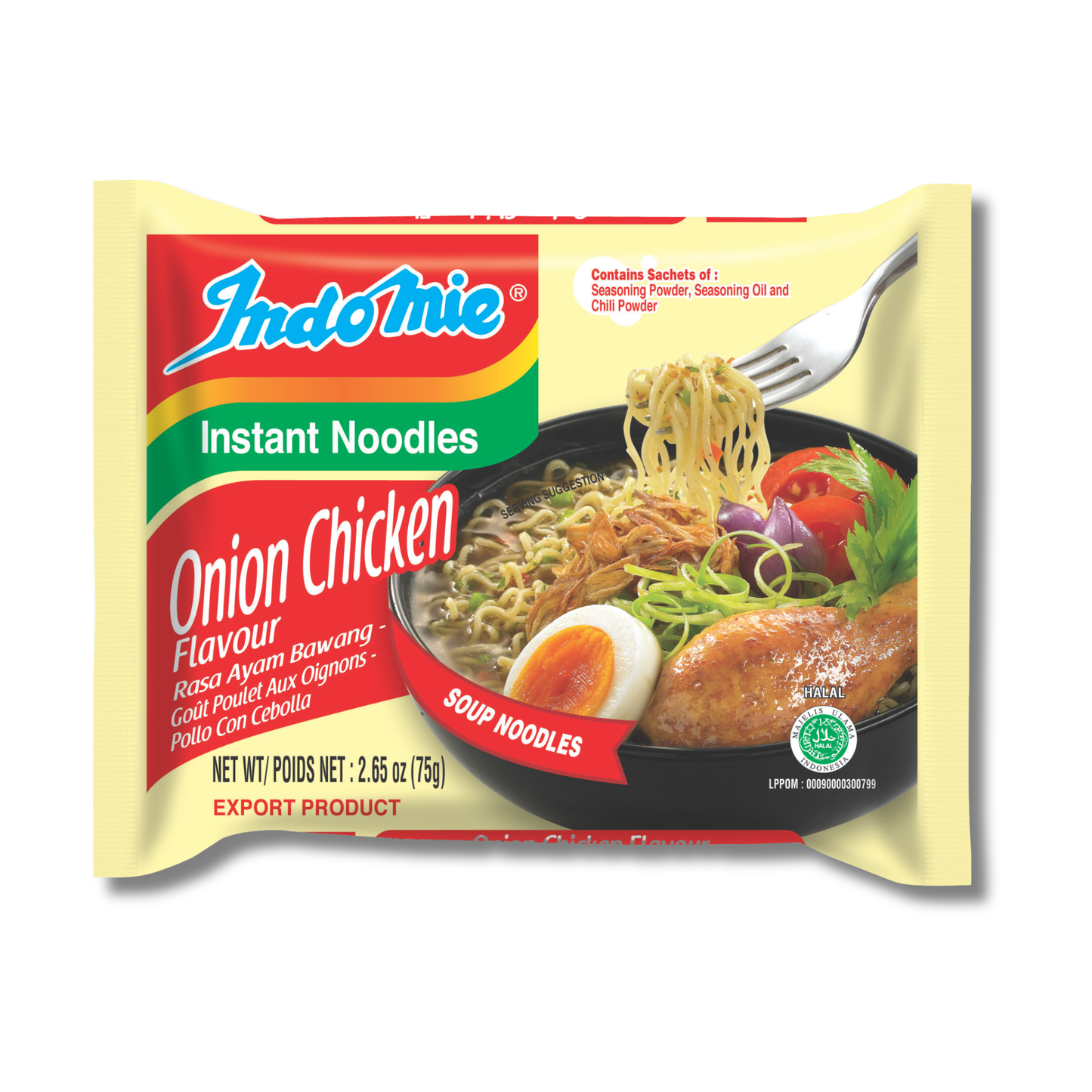 Indomie Onion Chicken Flavor Instant Noodles - 30 Pack