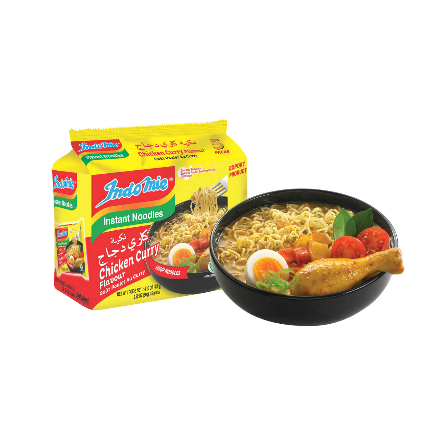 Official Indomie Chicken Curry Flavor (30 Packs)