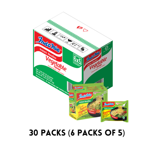 Official Indomie Vegetable Flavor (30 Packs)