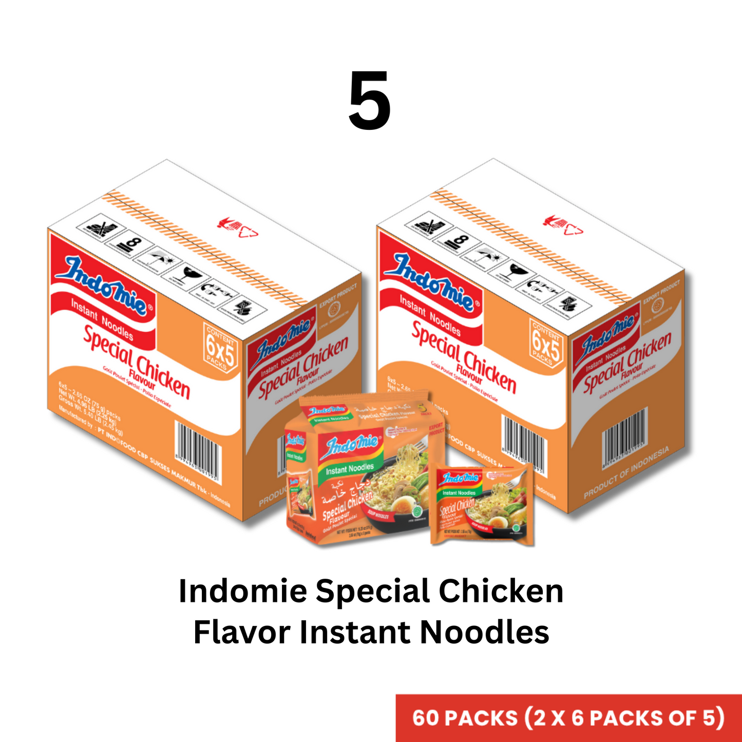 Customized Bundle Official Indomie Special Chicken Soup - 30 Packs