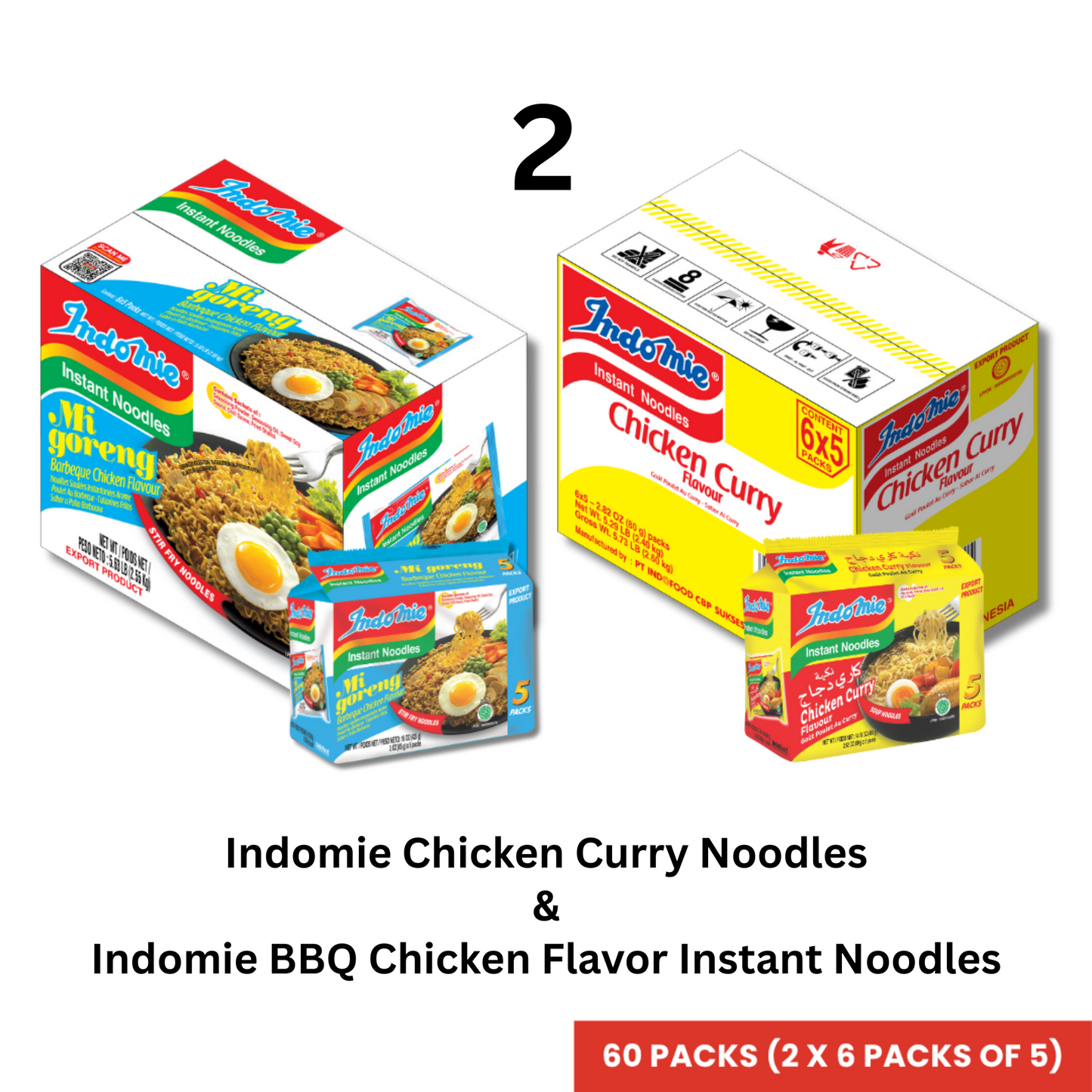 Merchandise Bundle Official Indomie Chicken Curry Flavor - 30 Packs