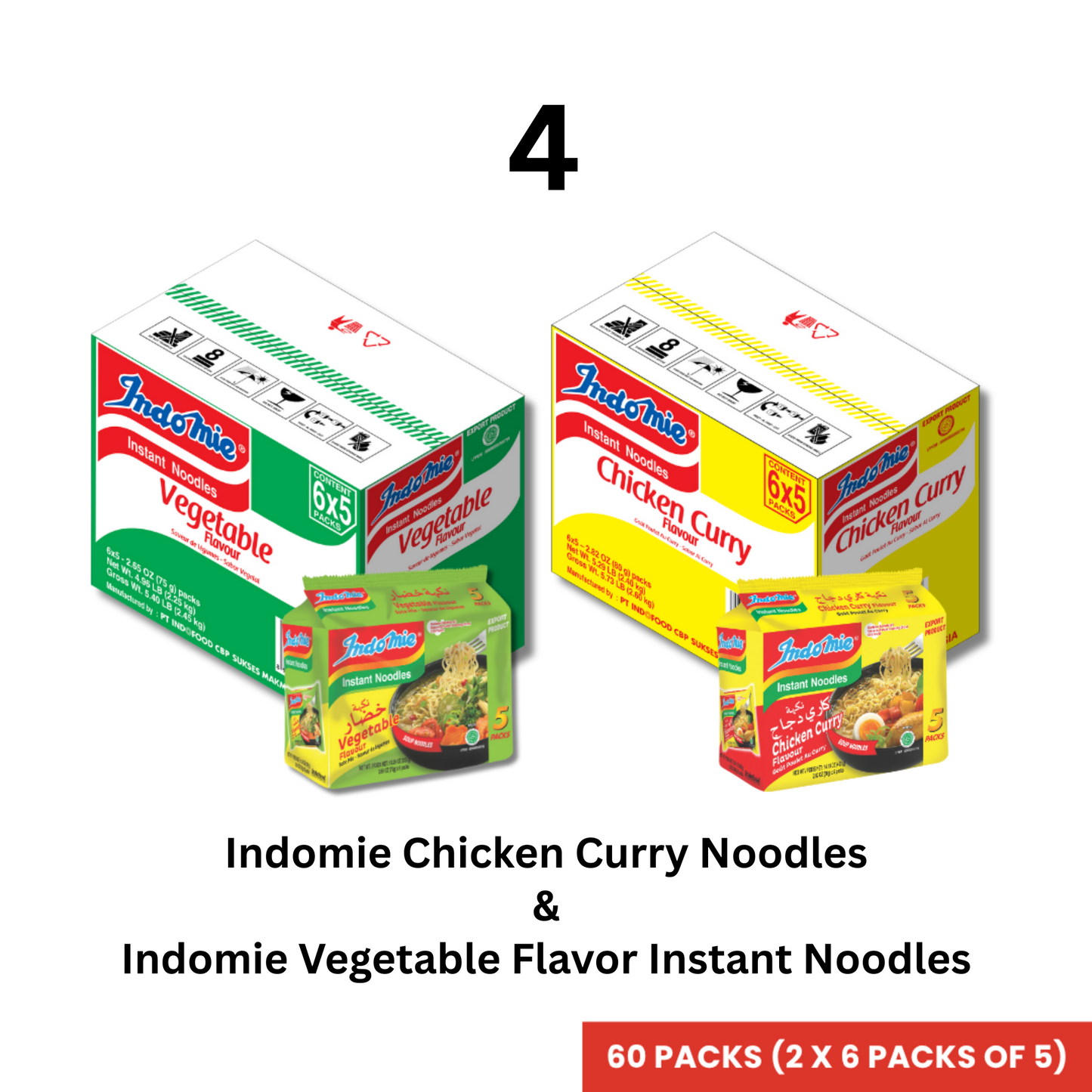 Merchandise Bundle Official Indomie Chicken Curry Flavor - 30 Packs