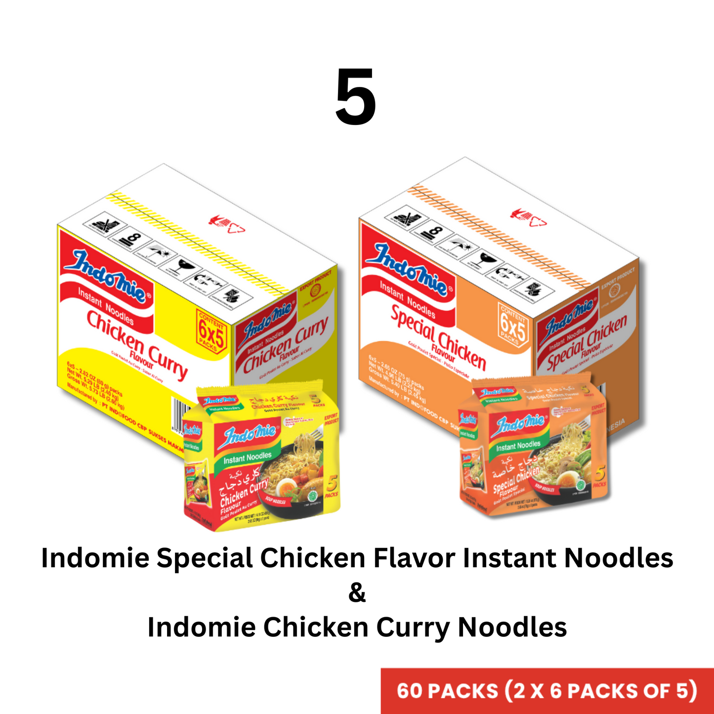 Merchandise Bundle Official Indomie Chicken Curry Flavor - 30 Packs