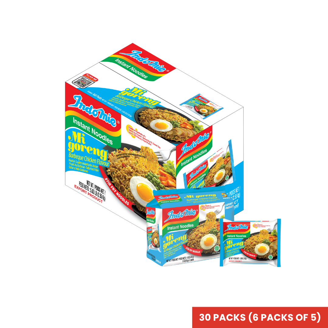 Merchandise Bundle Indomie Mi Goreng BBQ Chicken Instant Noodle - 30 Packs