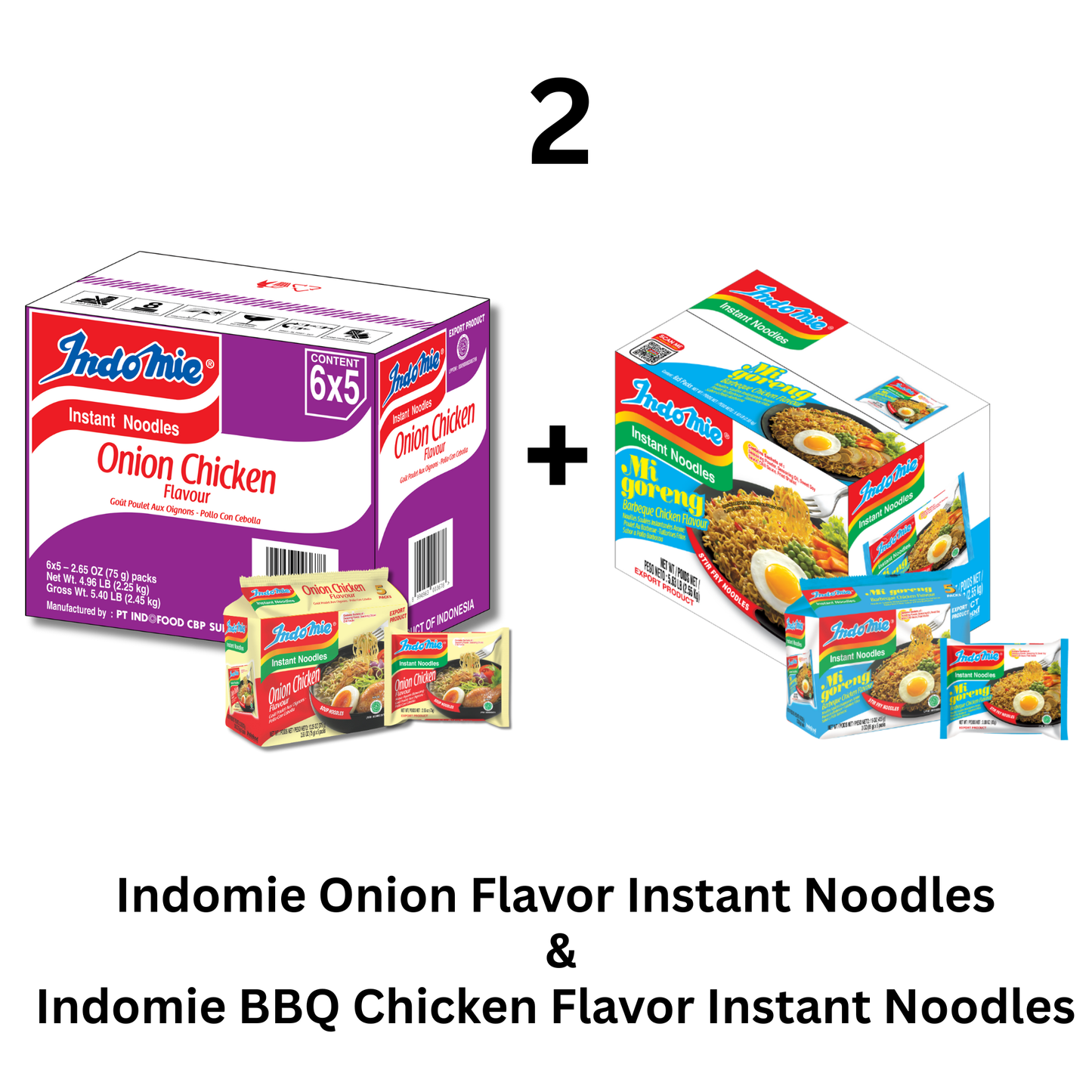 Merchandise Bundle Indomie Onion Chicken Flavor Instant Noodles - 30 Packs