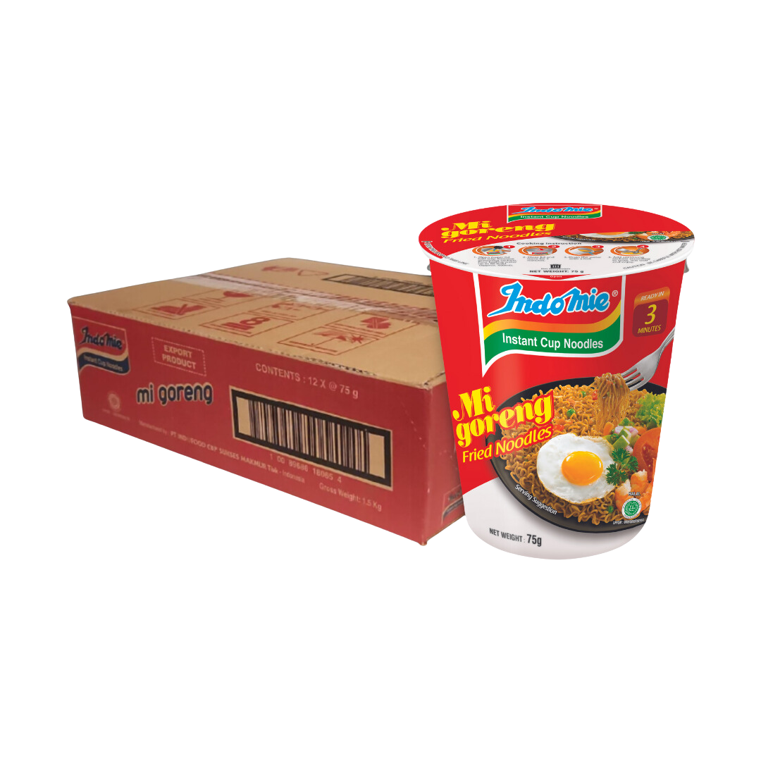INDOMIE INSTANT NOODLES (CUP) MI GORENG - CUP