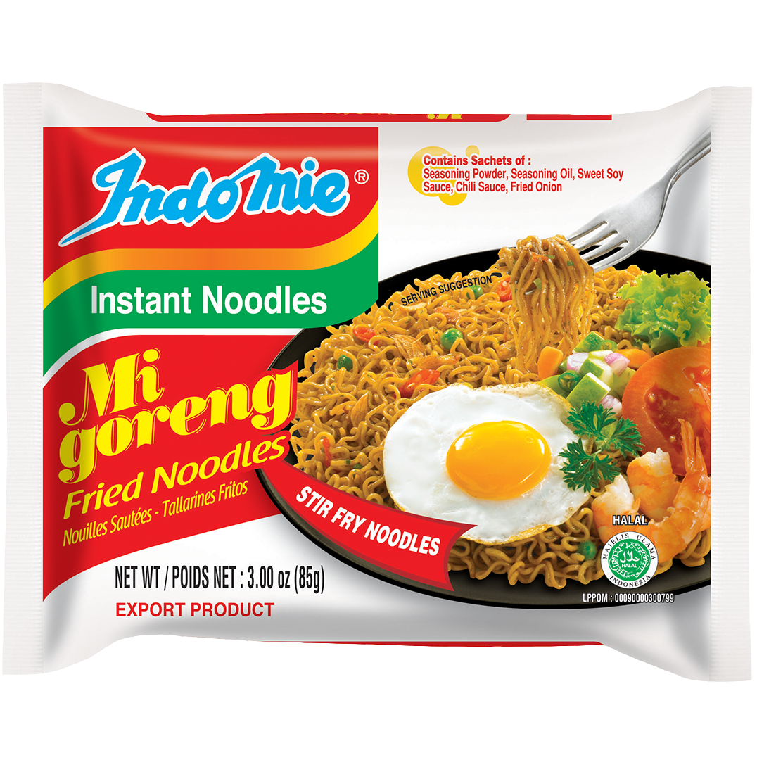 Official Indomie Mi Goreng Instant Noodles - 30 pack